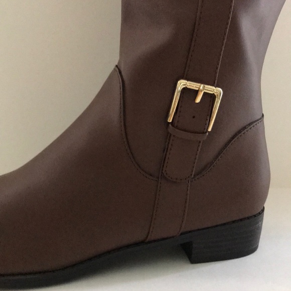 Karen Scott Deliee Cognac Equestrian Riding Boot - Picture 3 of 6